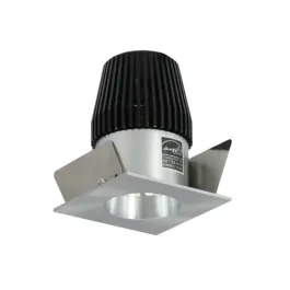 Nora Lighting 1" Iolite LED Downlight - Square Reflector w/ Round Aperture - 3500K - Natural Metal