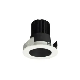 Nora Lighting 2" Iolite LED Downlight - Round Reflector - 800 Lumens - Comfort Dim - Black / White