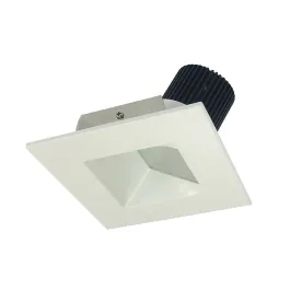 Nora Lighting 4" Iolite LED Downlight - Square Wall Wash - 800 Lumens - Comfort Dim - White