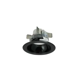 Nora Lighting 4" 12W Cobalt Round LED Retrofit Downlight - Dimmable - 2700K - 750 Lumens - 120V - Black