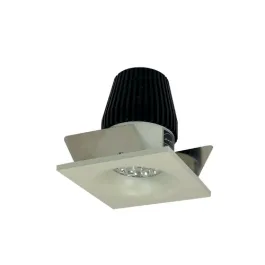 Nora Lighting 1" Iolite Square LED Downlight - Bullnose Reflector - 5000K - 600 Lumens - White