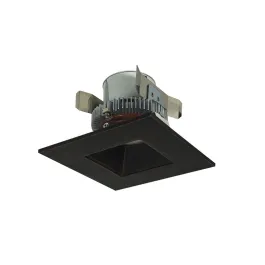 Nora Lighting 4" 12W Cobalt Square LED Retrofit Downlight - Dimmable - 3500K - 750 Lumens - 120V - Bronze