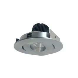 Nora Lighting 4" Iolite LED Downlight - Round Gimbal - 1000 Lumens - 4000K - Natural Metal