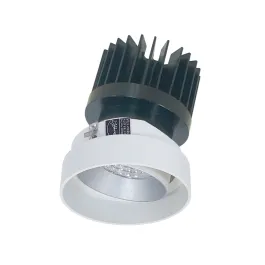 Nora Lighting 4" Iolite LED Downlight - Trimless Adjustable - 1500 / 2000 Lumens - 2700K - Haze / Matte Powder White