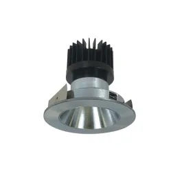 Nora Lighting 4" Iolite LED Downlight - Round Deep Reflector - 1500 / 2000 / 2500 Lumens - 3000K - Natural Metal