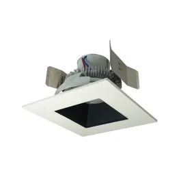 Nora Lighting 5" Cobalt Click Square LED Retrofit Downlight - Dim to Warm - Black / White - 750 Lumens - 120V