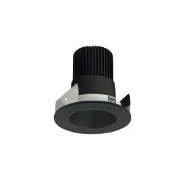 Nora Lighting 2" Iolite LED Downlight - Round Reflector - 800 Lumens - Comfort Dim - Black