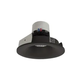 Nora Lighting 4" Pearl LED Retrofit Downlight - Round Bullnose - 800 Lumens - Dim to Warm - Bronze