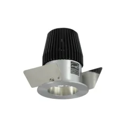 Nora Lighting 1" Iolite LED Downlight - Straight Reflector - Dim to Warm - 600 Lumens - Natural Metal