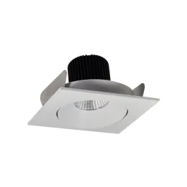 Nora Lighting 4" Iolite LED Downlight - Square Adjustable Cone - 1000 Lumens - 4000K - White