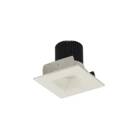 Nora Lighting 2" Iolite LED Downlight - Square Reflector with Square Aperture - 1000 Lumens - 3000K - Matte Powder White