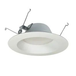 Nora Lighting 5/6" AC Onyx LED Retrofit Downlight - 15.5W - 2700K - 1,150 Lumens - 120V - White