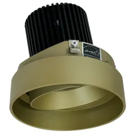 Nora Lighting 4" Iolite LED Downlight - Trimless Adjustable - 1000 Lumens - 3000K - Champagne Haze