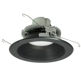 Nora Lighting 6" 12W Cobalt Round LED Retrofit Downlight - 2700K - 1,000 Lumens - 120V - Black