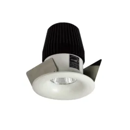 Nora Lighting 1" Iolite LED Downlight - Round Bullnose - Dim to Warm - White
