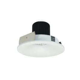 Nora Lighting 4" Iolite LED Downlight - Round Bullnose - 1000 Lumens - 3000K - Matte Powder White
