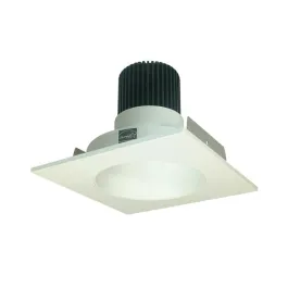 Nora Lighting 4" Iolite LED Downlight - Square Deep Reflector w/ Round Aperture - 1000 Lumens - 2700K - White
