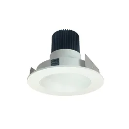 Nora Lighting 4" Iolite LED Downlight - Round Deep Reflector - 1000 Lumens - 2700K - Matte Powder White