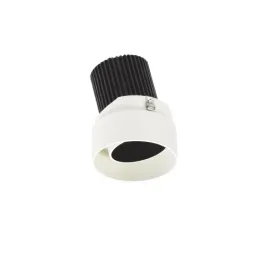 Nora Lighting 2" Iolite LED Downlight - Round Trimless Adjustable - 800 Lumens - Comfort Dim - Black / White