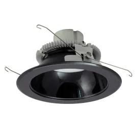 Nora Lighting 6" 12W Cobalt Round LED Retrofit Downlight - 2700K - 1,000 Lumens - 120V - Black