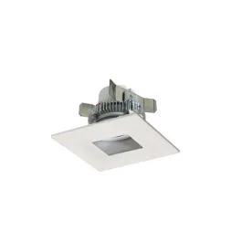 Nora Lighting 4" Cobalt Click Square LED Retrofit Downlight - Pinhole - Dim to Warm - White - 750 Lumens - 120V