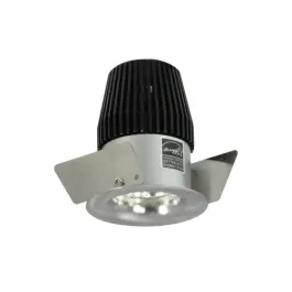 Nora Lighting 1" Iolite LED Downlight - Round Bullnose - Comfort Dim - Natural Metal