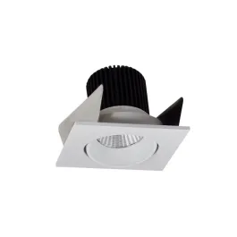 Nora Lighting 2" Iolite LED Downlight - Square Adjustable Cone - 1000 Lumens - 2700K - White