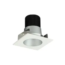 Nora Lighting 2" Iolite LED Downlight - Square Reflector with Round Aperture - 800 Lumens - Comfort Dim - Haze / White