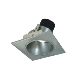Nora Lighting 4" Iolite LED Downlight - Square Adjustable Deep Reflector - 1000 Lumens - 3000K - Natural Metal