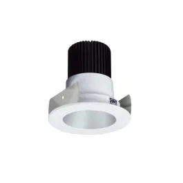 Nora Lighting 2" Iolite LED Downlight - Round Reflector - 800 Lumens - Comfort Dim - Haze / Matte Powder White