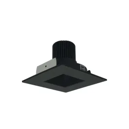 Nora Lighting 4" Iolite LED Downlight - Square w/ Square Aperture - 800 Lumens - Comfort Dim - Black