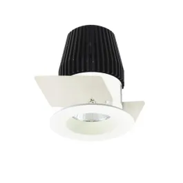 Nora Lighting 1" Iolite LED Downlight - Round Reflector - 2700K - Matte Powder White