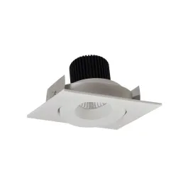 Nora Lighting 4" Iolite LED Downlight - Square Gimbal - 1000 Lumens - 2700K - White