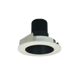Nora Lighting 4" Iolite LED Downlight - Round Deep Reflector - 1000 Lumens - 2700K - Black / White