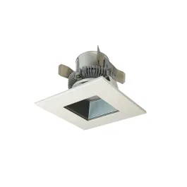 Nora Lighting 4" Cobalt Click Square LED Retrofit Downlight - Dim to Warm - Pewter / White - 750 Lumens - 120V