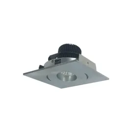 Nora Lighting 4" Iolite LED Downlight - Square Gimbal - 1000 Lumens - 4000K - Natural Metal