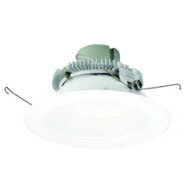 Nora Lighting 6" 12W Cobalt Round LED Retrofit Downlight - 2700K - 1,000 Lumens - 120V - Matte Powder White