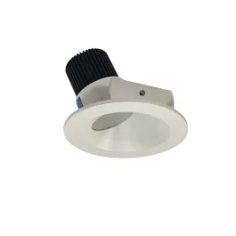 Nora Lighting 4" Iolite LED Downlight - Round Wall Wash - 800 Lumens - Comfort Dim - Matte Powder White