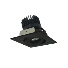 Nora Lighting 4" Iolite LED Downlight - Square Gimbal - 1500 / 2000 / 2500 Lumens - 2700K - Bronze