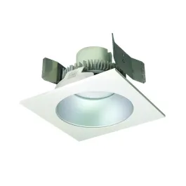Nora Lighting 5" Cobalt Click Square LED Retrofit Downlight - Round Aperture - Dim to Warm - Haze / White - 750 Lumens - 120V