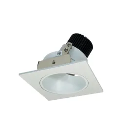 Nora Lighting 4" Iolite LED Downlight - Square Adjustable Deep Reflector - 1000 Lumens - 3000K - Matte Powder White