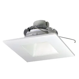 Nora Lighting 6" Cobalt Click Square LED Retrofit Downlight - Dim to Warm - White - 750 Lumens - 120V