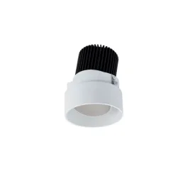 Nora Lighting 2" Iolite LED Downlight - Round Trimless Adjustable - 800 Lumens - Comfort Dim - Haze / Matte Powder White