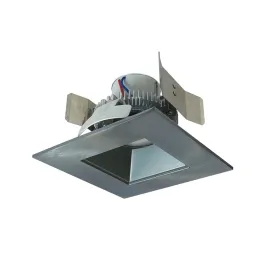Nora Lighting 5" Cobalt Click Square LED Retrofit Downlight - Dim to Warm - Natural Metal - 750 Lumens - 120V