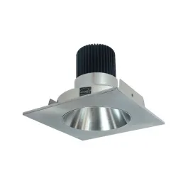 Nora Lighting 4" Iolite LED Downlight - Square Deep Reflector w/ Round Aperture - 1000 Lumens - 3500K - Natural Metal