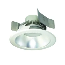 Nora Lighting 5" Cobalt Click Round LED Retrofit Downlight - Dim to Warm - Silver / White - 750 Lumens - 120V