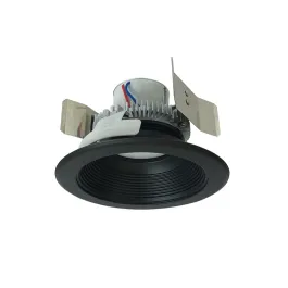 Nora Lighting 5" Cobalt Click Round LED Retrofit Downlight - Baffle - Dim to Warm - Black - 750 Lumens - 120V