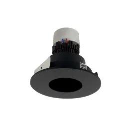 Nora Lighting 4" Pearl LED Retrofit Downlight - Round Pinhole - 750 Lumens - Dim to Warm - Black