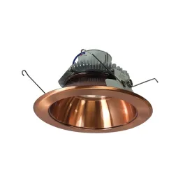 Nora Lighting 6" 12W Cobalt Round LED Retrofit Downlight - 3000K - 1,000 Lumens - 120V - Copper