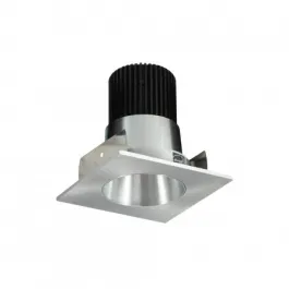 Nora Lighting 2" Iolite LED Downlight - Square Reflector with Round Aperture - 800 Lumens - Comfort Dim - Natural Metal